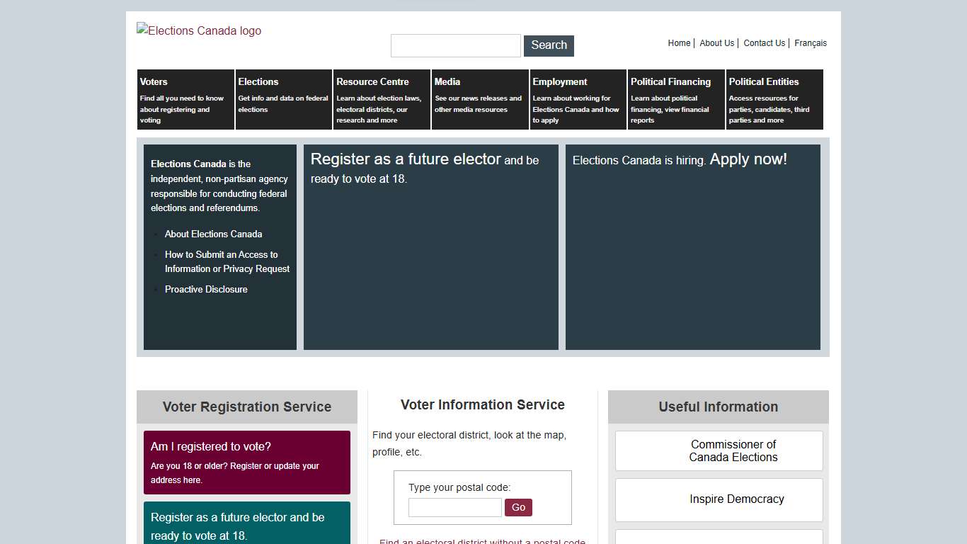 Elections Canada - Home Page